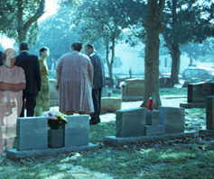 scene from a funeral