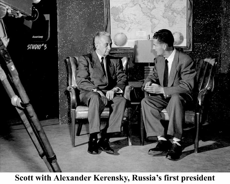 alan with alexander kerensky, russia's first president