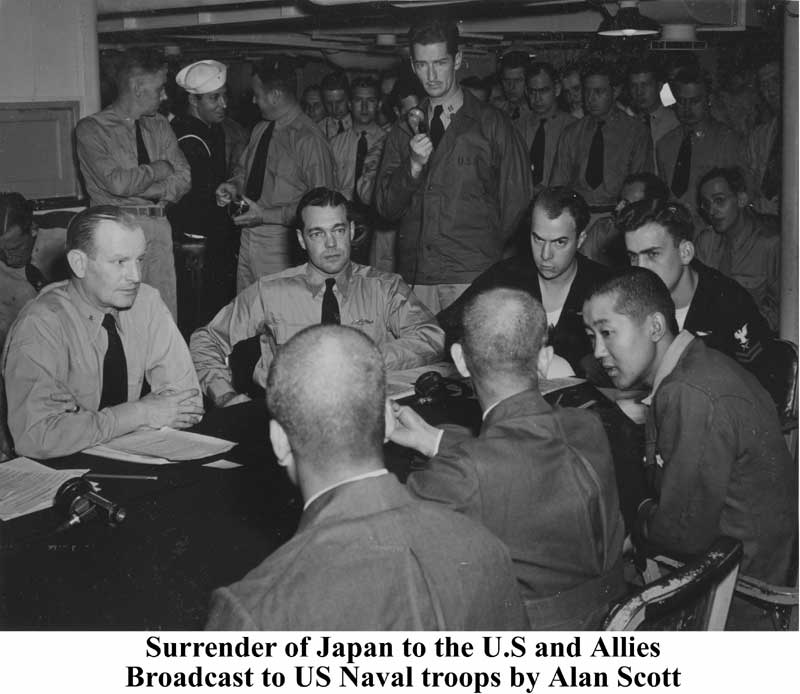 broadcasting the surrender of japan