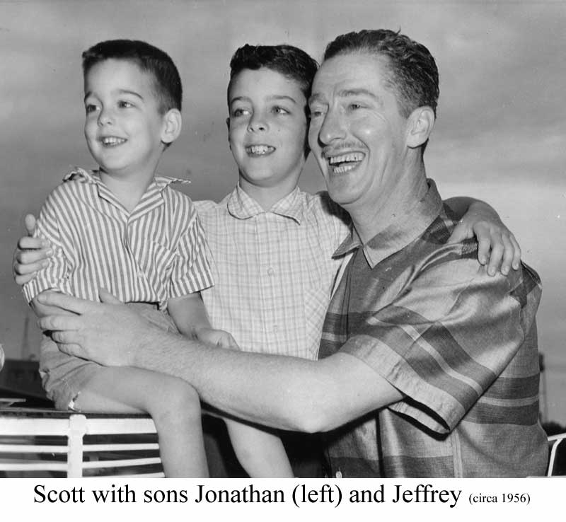 scott with his young sons
